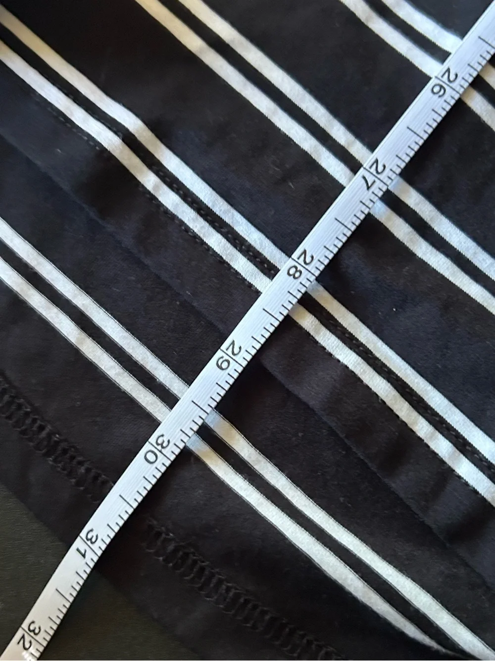 Goodfellow & Co Size XXL Black and White Striped Polo